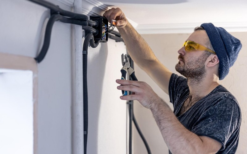 Installation les caméras de surveillance